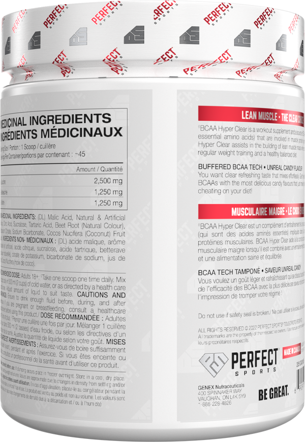 PERFECT SPORTS Hyper Clear BCAA - Watermelon Candy 310G