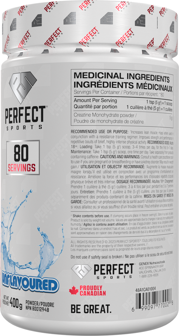 PERFECT SPORTS Essential Creatine - Unflavoured 400G