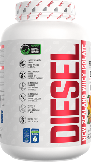 PERFECT SPORTS DIESEL New Zealand Whey Protein Isolate - Pineapple Mango 2LB
