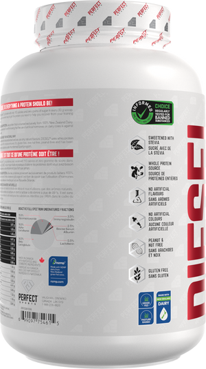 PERFECT SPORTS DIESEL New Zealand Whey Protein Isolate - Strawberry 2LB