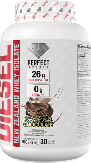 PERFECT SPORTS DIESEL New Zealand Whey Protein Isolate - Triple Rich Chocolate 2LB