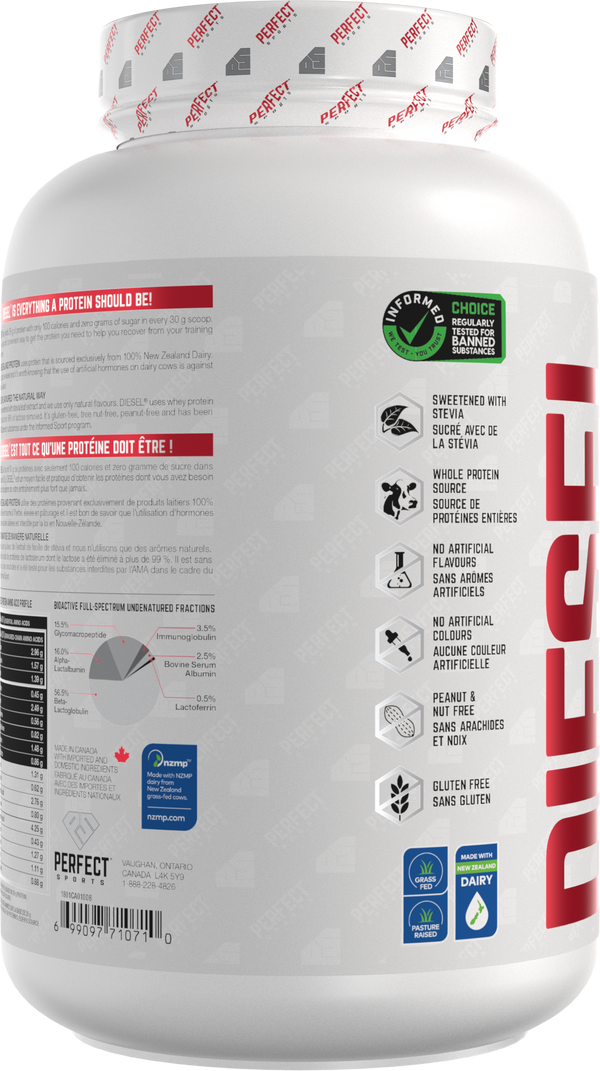 PERFECT SPORTS DIESEL New Zealand Whey Protein Isolate - Triple Rich Chocolate 2LB