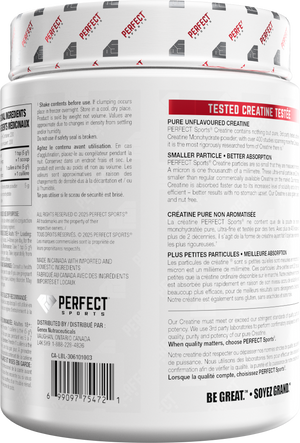 PERFECT SPORTS Essential Creatine - Unflavoured 1000g