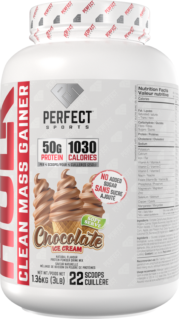 PERFECT SPORTS DIESEL HULK Clean Mass Gainer - Chocolate Ice Dream 3LB