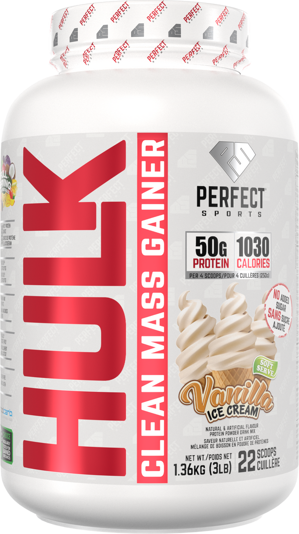 PERFECT SPORTS DIESEL HULK Clean Mass Gainer - Vanilla Ice Dream 3LB