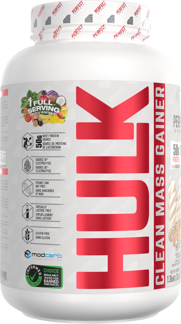PERFECT SPORTS DIESEL HULK Clean Mass Gainer - Vanilla Ice Dream 3LB