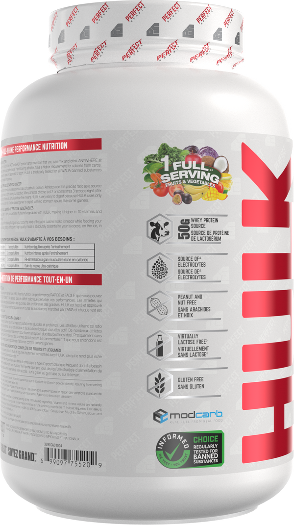 PERFECT SPORTS DIESEL HULK Clean Mass Gainer - Vanilla Ice Dream 3LB