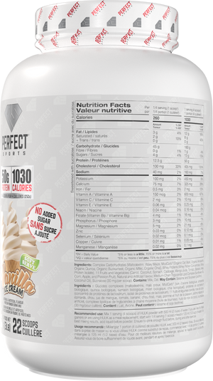 PERFECT SPORTS DIESEL HULK Clean Mass Gainer - Vanilla Ice Dream 3LB