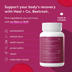 HEAL+CO - Beetroot (120 Vegi-Caps)