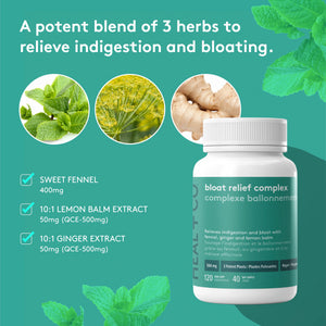 HEAL+CO - Bloat Relief Complex (120 Vegi-Caps)