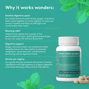 HEAL+CO - Bloat Relief Complex (120 Vegi-Caps)
