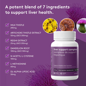 HEAL+CO - Liver Support Complex (120 Vegi-Caps)