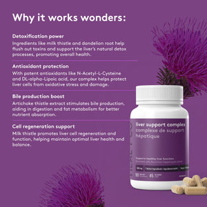 HEAL+CO - Liver Support Complex (120 Vegi-Caps)