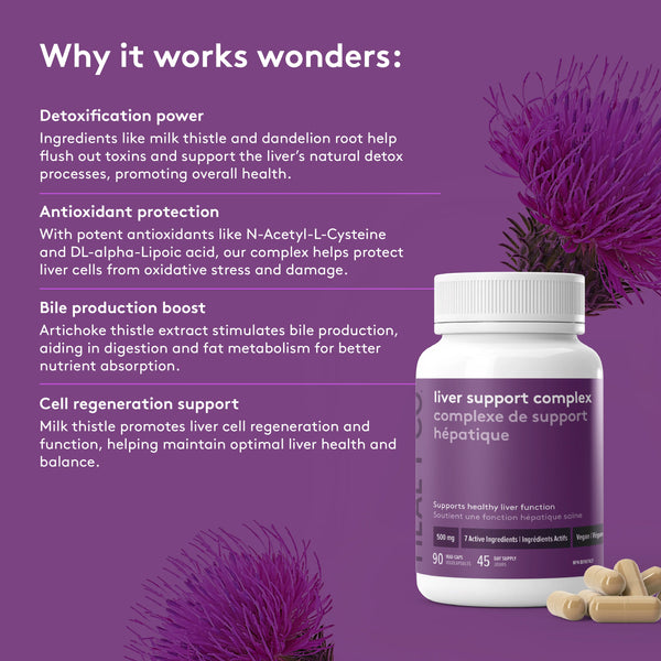 HEAL+CO - Liver Support Complex (120 Vegi-Caps)