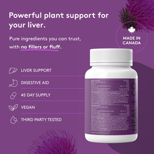 HEAL+CO - Liver Support Complex (120 Vegi-Caps)