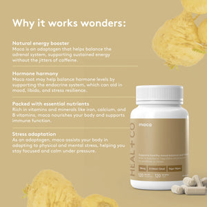 HEAL+CO - Maca (120 Vegi-Caps)