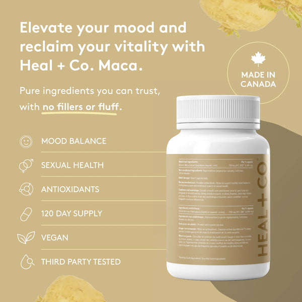 HEAL+CO - Maca (120 Vegi-Caps)