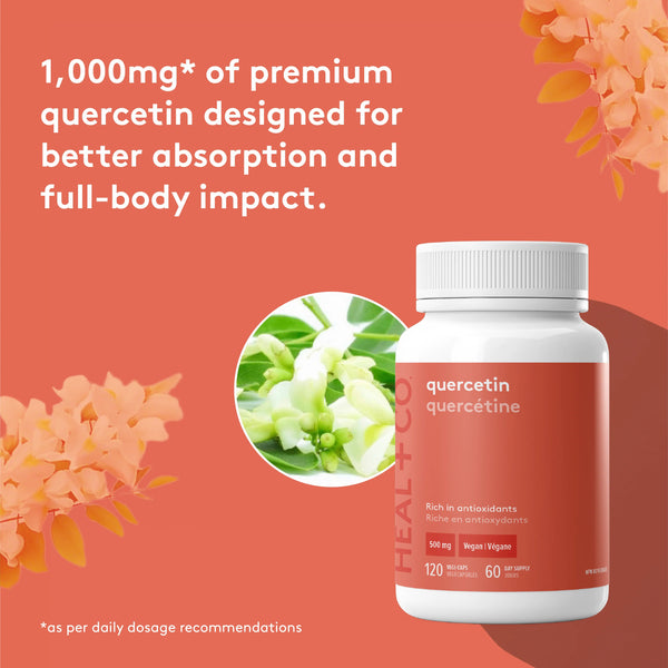 HEAL+CO - Quercetin (120 Vegi-Caps)