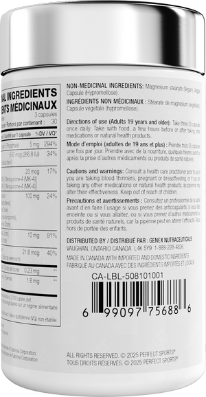 PERFECT SPORTS - MAG Z Zinc & Magnesium Supplement (90 Caps)