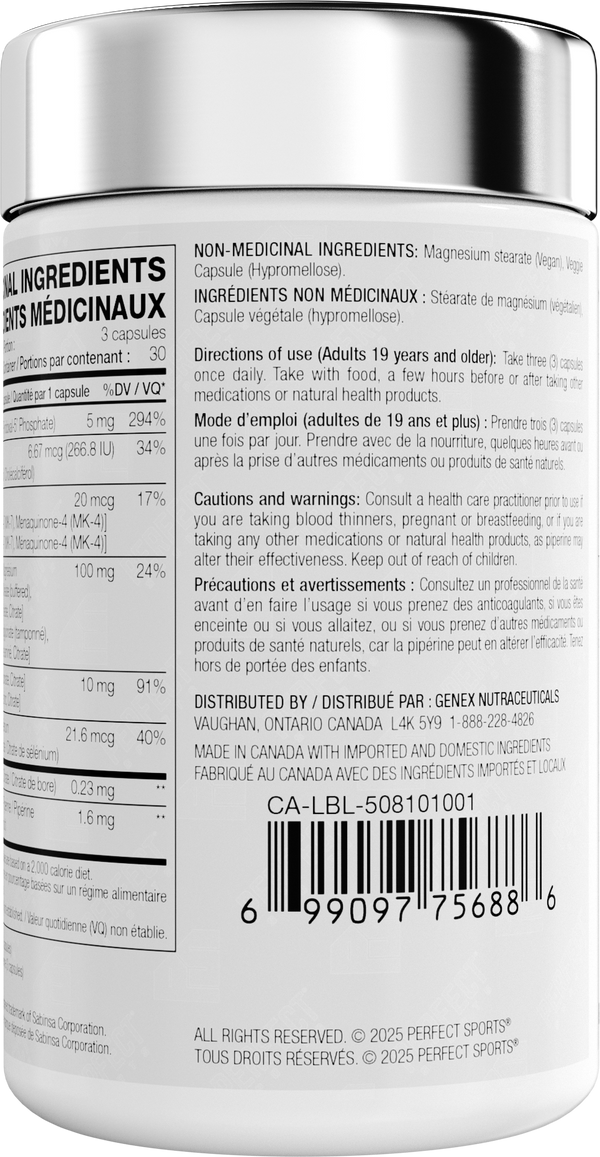 PERFECT SPORTS - MAG Z Zinc & Magnesium Supplement (90 Caps)