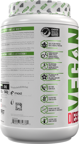 PERFECT SPORTS DIESEL Vegan Protein - Salted Caramel 700G