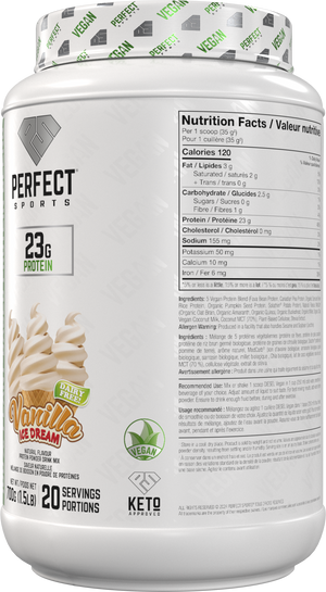 PERFECT SPORTS DIESEL Vegan Protein - Vanilla Ice Dream 700G