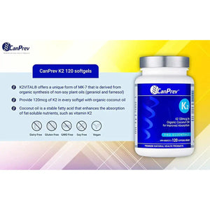 CANPREV - Vitamin K2 (120 SoftGels)