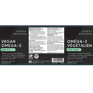 SPORTS RESEARCH - Vegan Omega-3