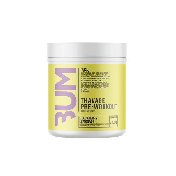 RAW x CBUM - THAVAGE PRE-WORKOUT - Blackberry Lemonade (40 Servings)