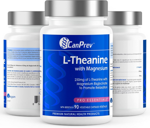 CANPREV - L-THEANINE with MAGNESIUM (90 Caps)