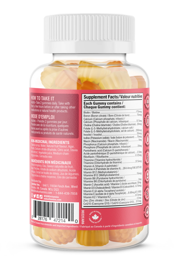 SUKU Vitamins - Women's Multivitamin (60 Gummies)